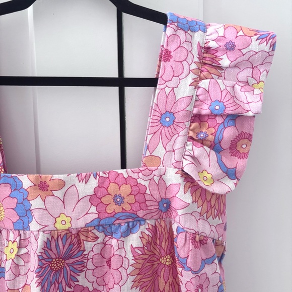 Tuckernuck x Cameran Eubanks Wimberly Folly Floral Hazel Flutter Sleeve Dress - Picture 2 of 4